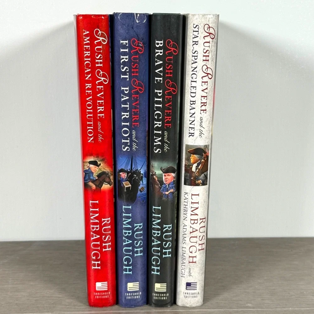 Rush Limbaugh Rush Revere Series 4 Book Hardcover Set History USA 2013-2015